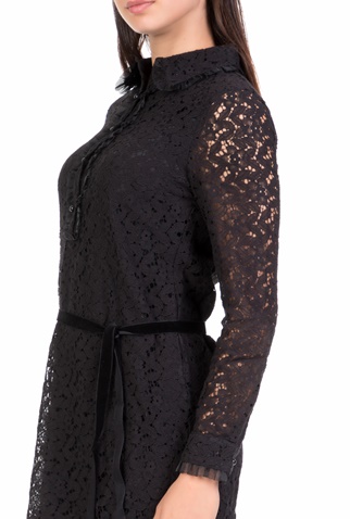 MOLLY BRACKEN-Γυναικείο μίνι φόρεμα από δαντέλα MOLLY BRACKEN μαύρο
