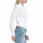 DENNY ROSE-Γυναικείο πουκάμισο-κορμάκι DENNY ROSE άσπρο            