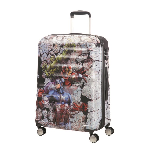 AMERICAN TOURISTER-Παιδική βαλίτσα μεσαία WAVEBREAKER DISNEY MARVEL πολύχρωμη