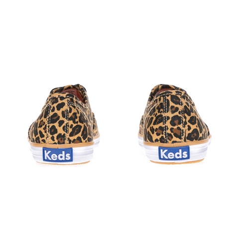 KEDS-Γυναικεία παπούτσια LEOPARD TAN μπεζ-μαύρα
