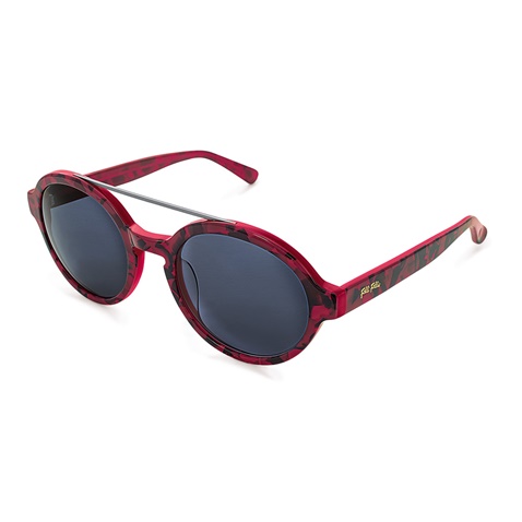 FOLLI FOLLIE-Γυναικείο στρογγυλά γυαλιά ηλίου FOLLI FOLLIE κόκκινα