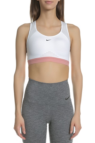 NIKE-Γυναικείο αθλητικό μπουστάκι NIKE MOTION ADAPT λευκό
