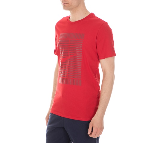 NIKE-Ανδρικό t-shirt τένις NIKE κόκκινη