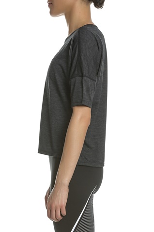 NIKE-Γυναικεία κοντομάνικη μπλούζα NIKE ανθρακί 