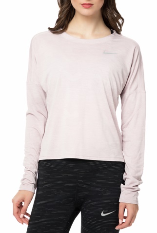 NIKE-Γυναικεία μακρυμάνικη μπλούζα Nike DRY MEDALIST ροζ