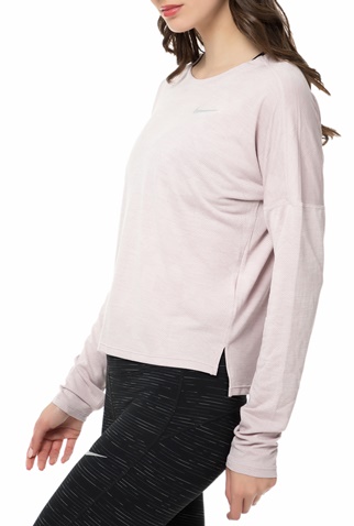 NIKE-Γυναικεία μακρυμάνικη μπλούζα Nike DRY MEDALIST ροζ