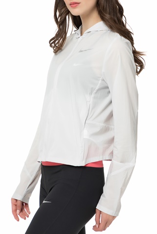 NIKE-Γυναικείο μπουφάν NIKE SHLD CONVERTIBLE JKT HD λευκό 