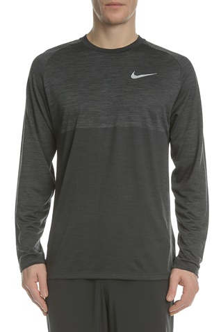 NIKE-Ανδρική μακρυμάνικη μπλούζα Nike DRY MEDALIST TOP LS ανθρακί