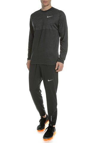 NIKE-Ανδρική μακρυμάνικη μπλούζα Nike DRY MEDALIST TOP LS ανθρακί