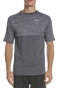 NIKE-Ανδρική κοντομάνικη μπλούζα Nike DRY MEDALIST TOP SS γκρι