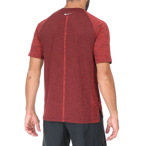 NIKE-Ανδρική αθλητική κοντομάνκη μπλούζα NIKE DRY MEDALIST μπορντο