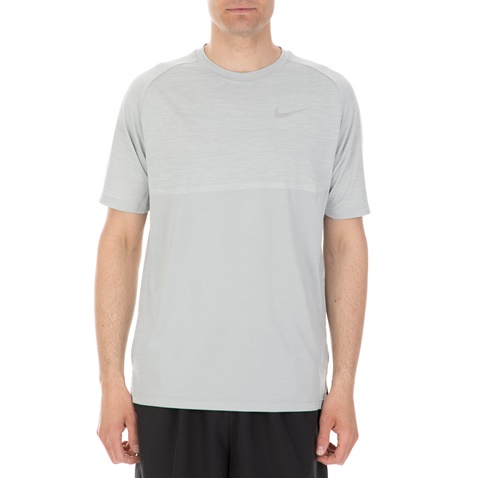 NIKE-Ανδρική κοντομάνικη μπλούζα Nike DRY MEDALIST TOP εκρού-γκρι