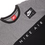 NIKE-Παιδική κοντομάνικη μπλούζα NIKE AIR TOP μαύρο-γκρι