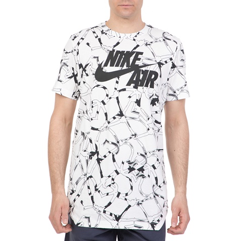 NIKE-Ανδρικό t-shirt NIKE SW TEE AF1 3 λευκό