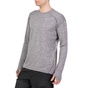 NIKE-Ανδρική μακρυμάνικη μπλούζα για τρέξιμο NIKE DRY ELMNT γκρι
