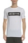 NIKE-Ανδρική κοντομάνικη μπλούζα Nike λευκή με στάμπα 