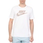 NIKE-Ανδρική κοντομάνικη μπλούζα NIKE NSW TEE FUTURA HBR 1 λευκή