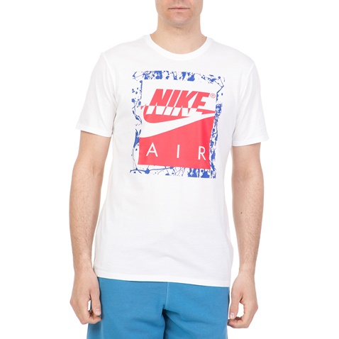 NIKE-Ανδρική κοντομάνικη μπλούζα NIKE SW NIKE AIR HBR λευκή