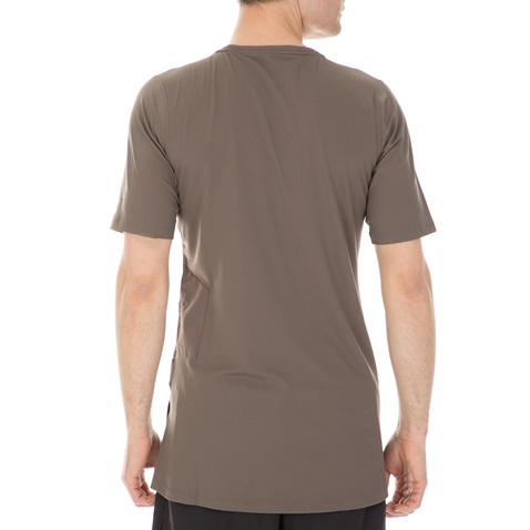 NIKE-Ανδρική κοντομάνικη μπλούζα NIKE TOP SS FTTD UTILITY χακί