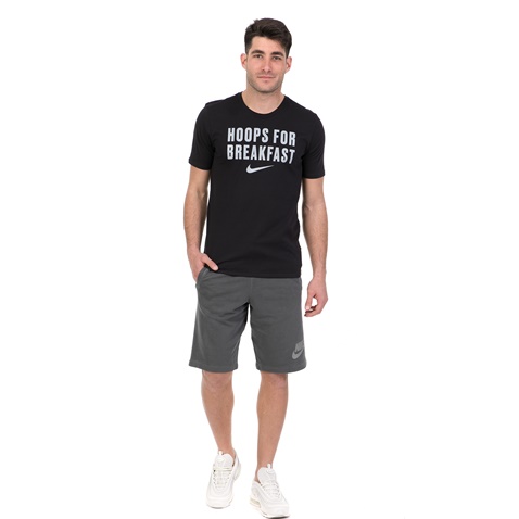 NIKE-Ανδρική κοντομάνικη μπλούζα Nike Dry Basketball μαύρη
