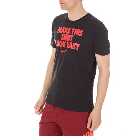 NIKE-Ανδρικό t-shirt Nike Dry Basketball μαύρο