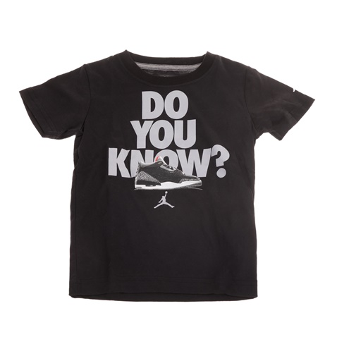 NIKE-Παιδική μπλούζα NIKE JDB AJ3 CNXN TEE 2 μαύρη
