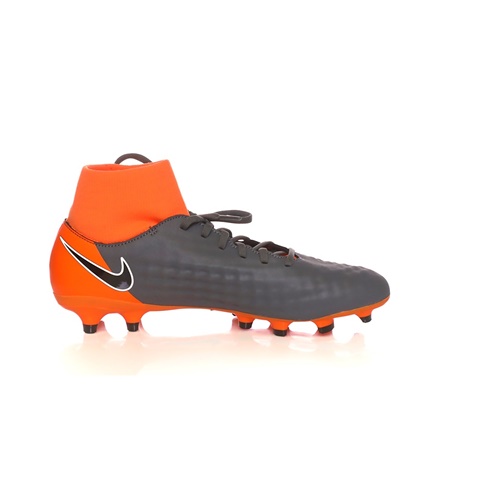 NIKE-Ανδρικά ποδοσφαιρικά παπούτσια OBRA 2 ACADEMY DF FG ανθρακί-πορτοκαλί