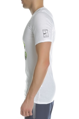 NIKE-Ανδρική κοντομάνικη μπλούζα τένις Nike Court QS λευκή 