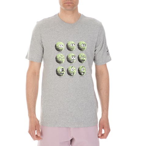 NIKE-Ανδρικό t-shirt  Nike Court QS γκρι