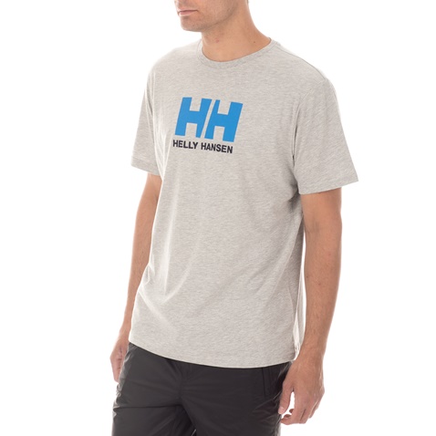 HELLY HANSEN-Ανδρική κοντομάνικη μπλούζα HELLY HANSEN γκρι 