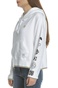 CONVERSE-Γυναικεία φούτερ μπλούζα Converse λευκή 