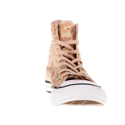 CONVERSE-Γυναικεία sneakers CONVERSE Chuck Taylor All Star Hi χρυσά ροζ 