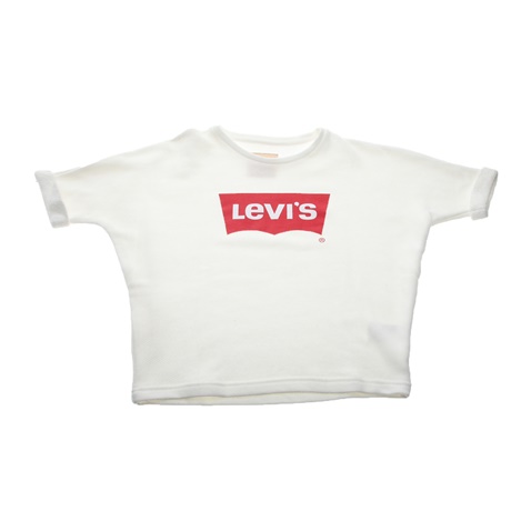 LEVI'S KID'S-Παιδική μπλούζα φούτερ LEVI'S λευκή