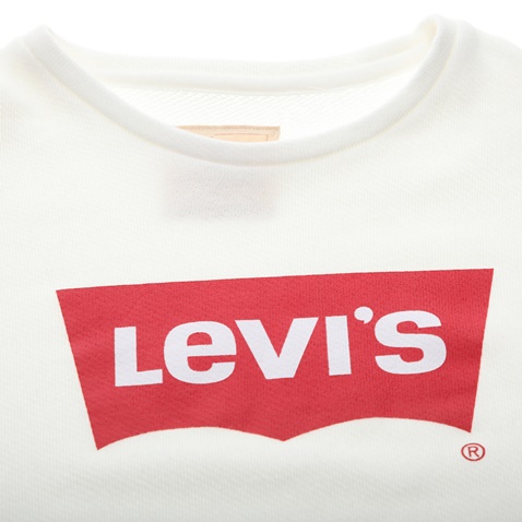 LEVI'S KID'S-Παιδική μπλούζα φούτερ LEVI'S λευκή