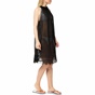 TED BAKER-Γυναικείο διάφανο μίνι beachwear φόρεμα TED BAKER KELSAA POINTELLE μαύρο