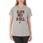 NIKE-Γυναικείο t-shirt Nike Sportswear KISS AIRS γκρι