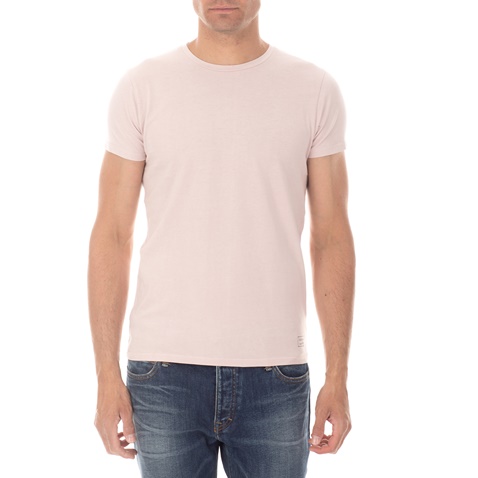 SCOTCH & SODA-Ανδρική κοντομάνικη μπλούζα SCOTCH & SODA ροζ