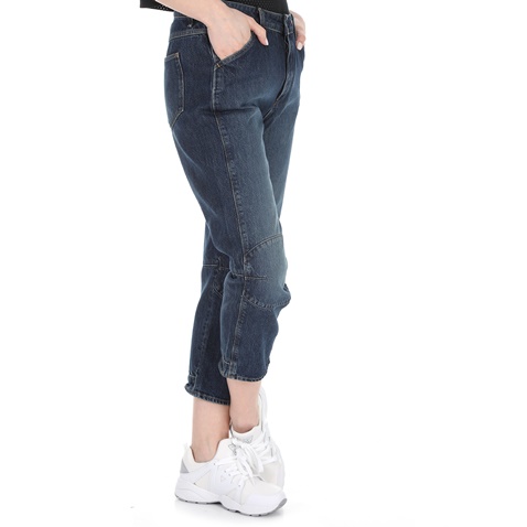 G-STAR RAW-Γυναικείο jean παντελόνι G-STAR RAW 3D S HIGH TAPERED 7/8 μπλε