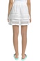 SCOTCH & SODA-Γυναικεία μίνι φούστα SCOTCH & SODA λευκή 