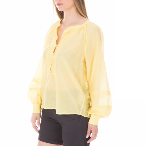 SCOTCH & SODA-Γυναικεία μακρυμάνικη μπλούζα SCOTCH & SODA κίτρινη