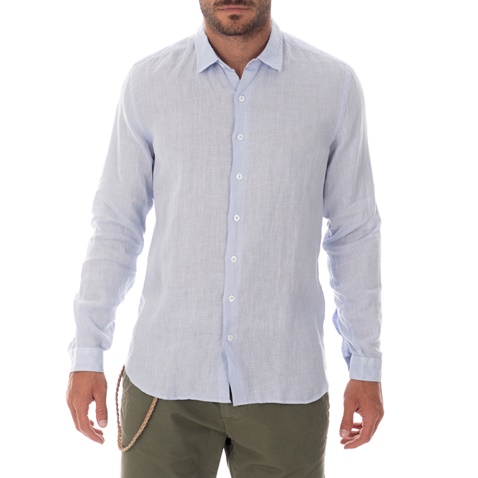SSEINSE-Ανδρικό μακρυμάνικο πουκάμισο SSEINSE γαλάζιο