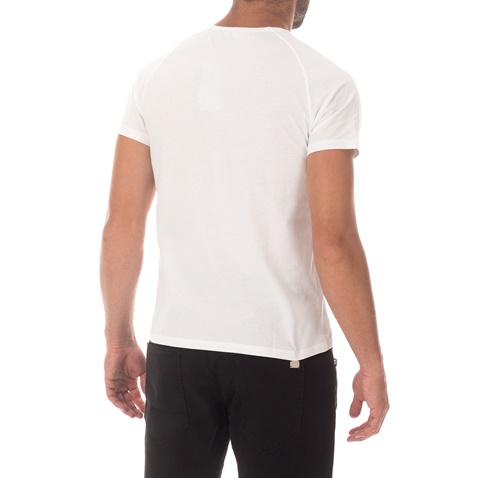 SSEINSE-Ανδρική κοντομάνικη μπλούζα SERAFINO SSEINSE λευκή