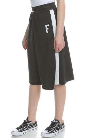 FRANKLIN & MARSHALL-Γυναικεία cropped παντελόνα FRANKLIN & MARSHALL μαύρη 