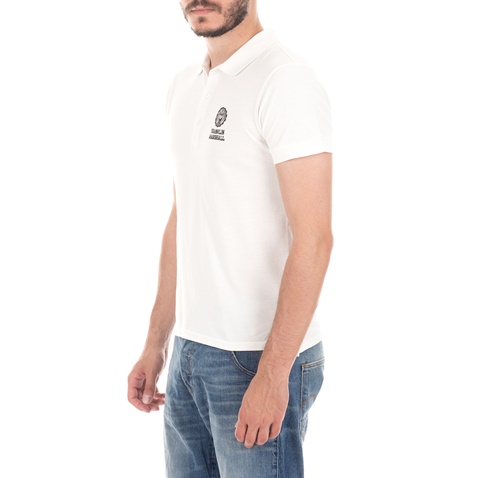 FRANKLIN & MARSHALL-Ανδρική μπλούζα FRANKLIN & MARSHALL λευκή