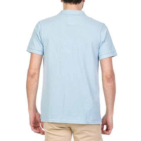 FRANKLIN & MARSHALL-Ανδρική πόλο μπλούζα FRANKLIN & MARSHALL γαλάζια