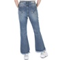GAS-Γυναικείο cropped jean παντελόνι GAS SCHE BRYONY μπλε
