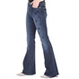 GAS-Γυναικείο jean παντελόνι καμπάνα GAS SCHE CAMILIA STARS μπλε