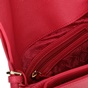 FOLLI FOLLIE-Γυναικεία μικρή τσάντα χιαστί με καπάκι Folli Follie φούξια