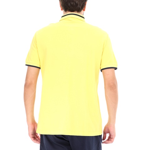 BROOKSFIELD-Ανδρική polo μπλούζα BROOKSFIELD κίτρινη