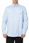 BROOKSFIELD-Ανδρικό μακρυμάνικο πουκάμισο BROOKSFIELD γαλάζιο με πουά μοτίβο 
